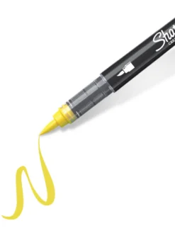 Marker akrylowy pędzelkowy Brush - Sharpie - Yellow