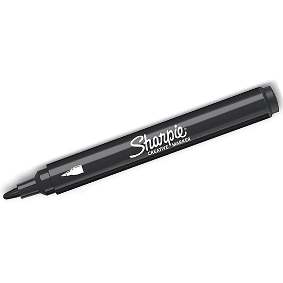 Marker akrylowy - Sharpie - Black, 2,5 mm