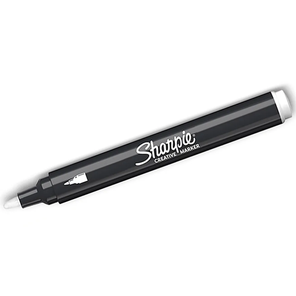 Marker akrylowy - Sharpie - White, 2,5 mm