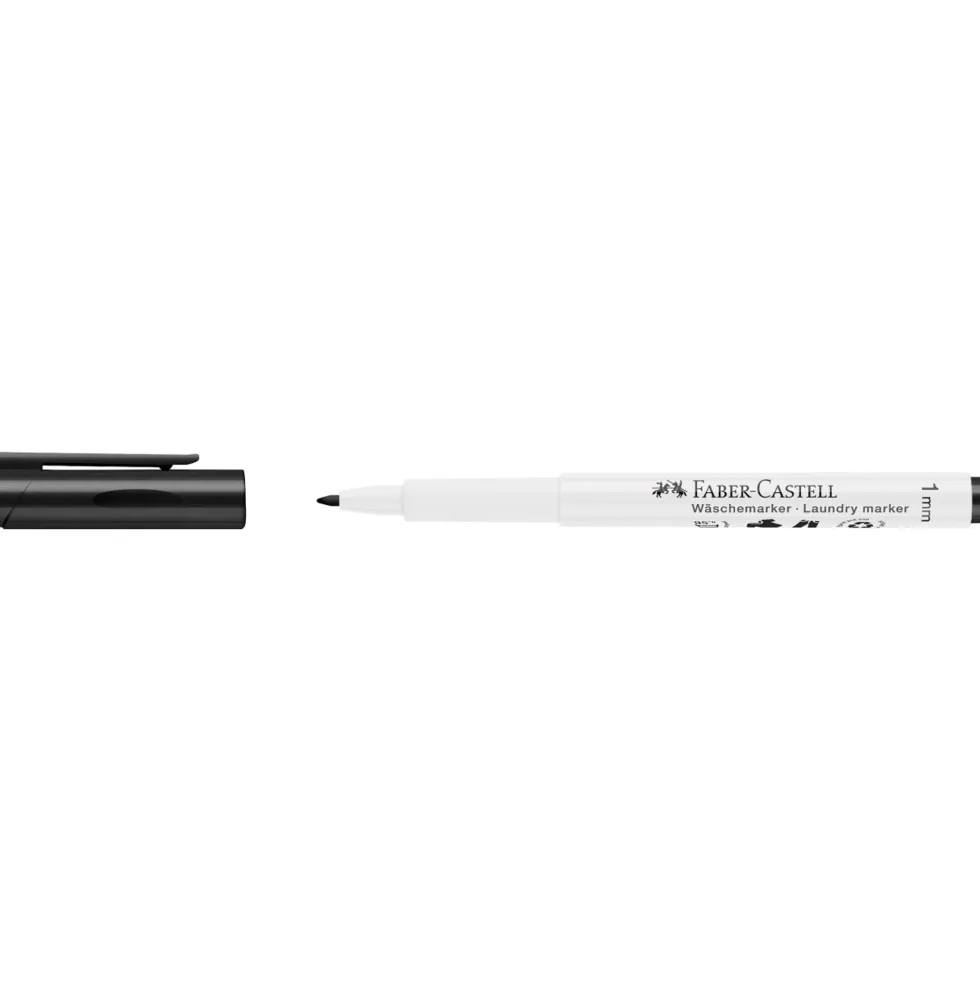 Marker do tkanin - Faber-Castell - czarny