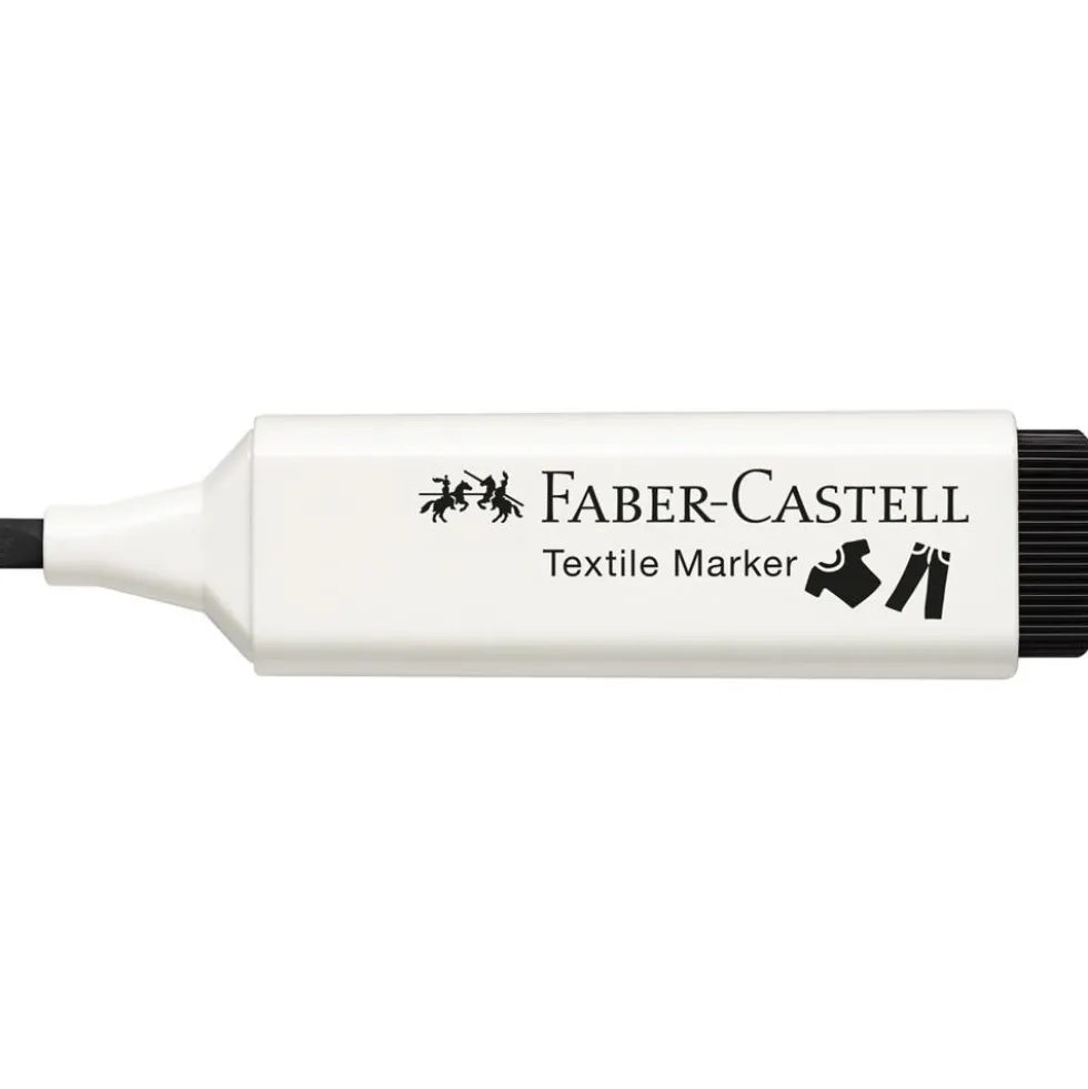 Marker do tkanin - Faber-Castell - czarny