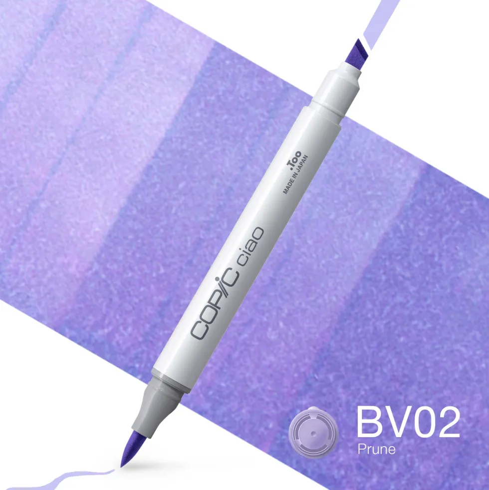 Marker dwustronny Copic Ciao - BV02 Prune