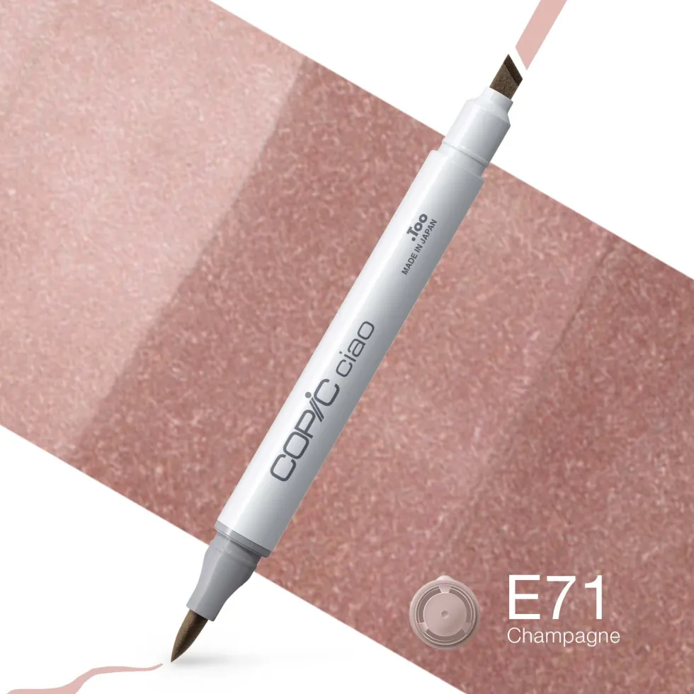 Marker dwustronny Copic Ciao - E71 Champagne