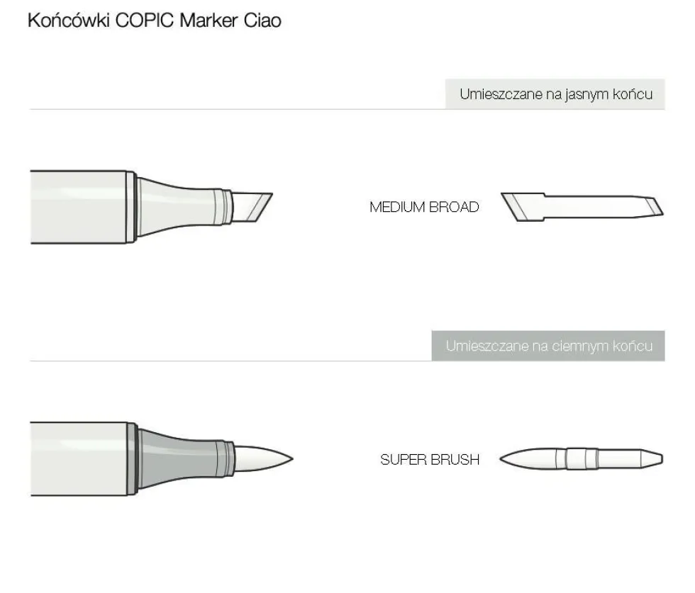 Marker dwustronny Copic Ciao - E15 Earthenware