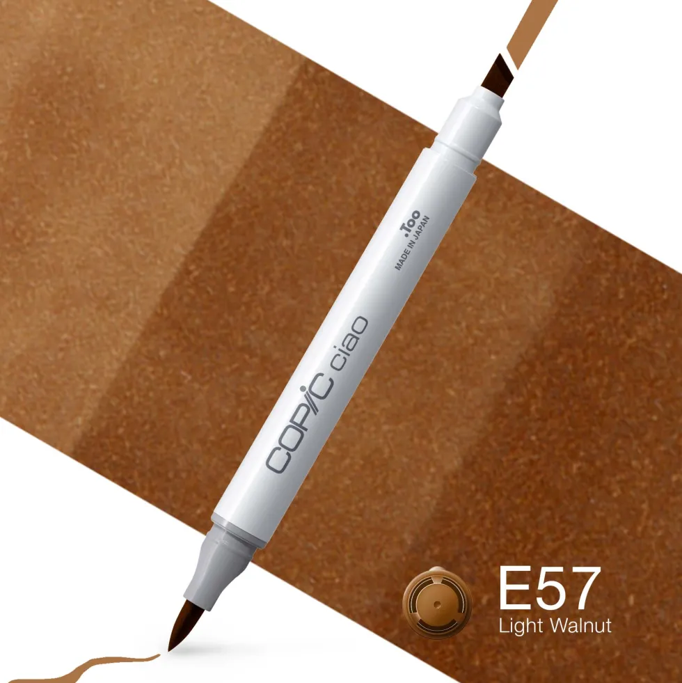 Marker dwustronny Copic Ciao - E57 Light Walnut