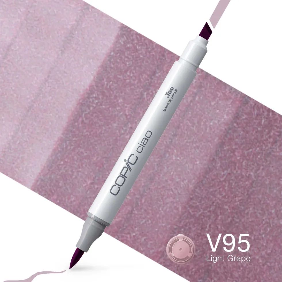 Marker dwustronny Copic Ciao - V95 Light Grape