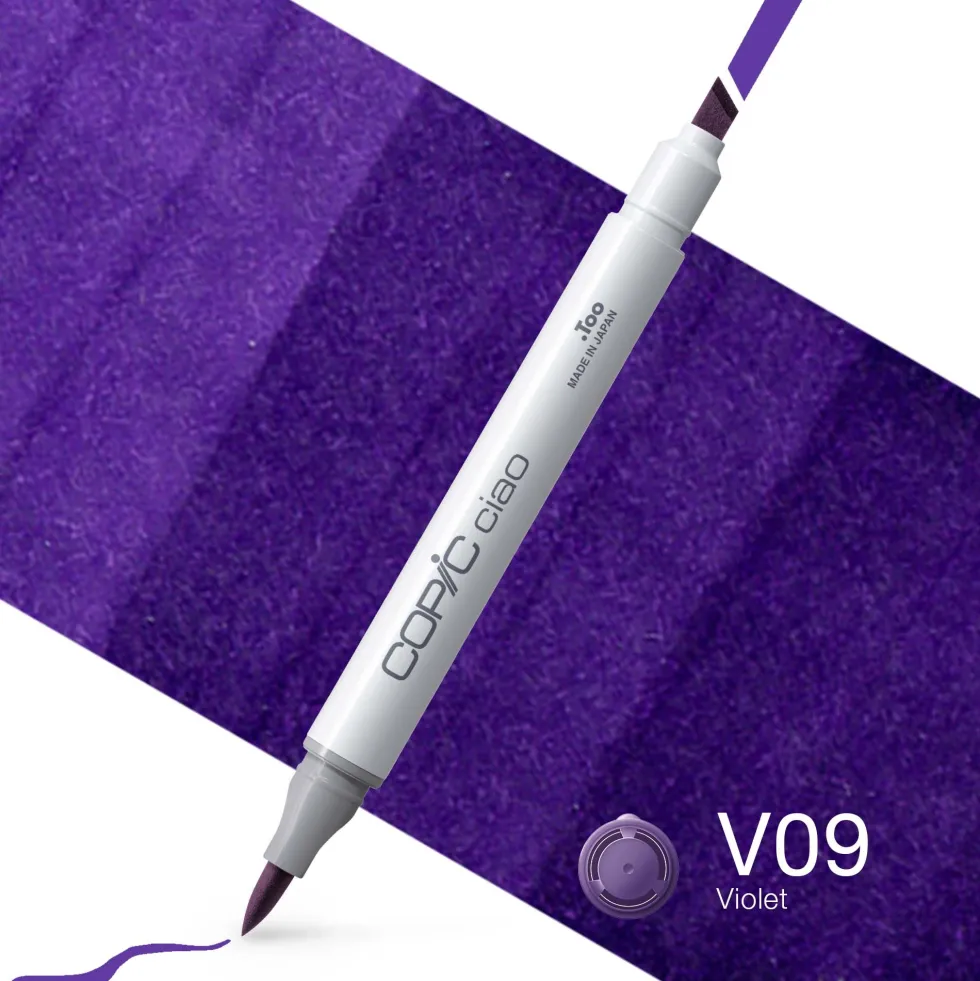 Marker dwustronny Copic Ciao - V09 Violet