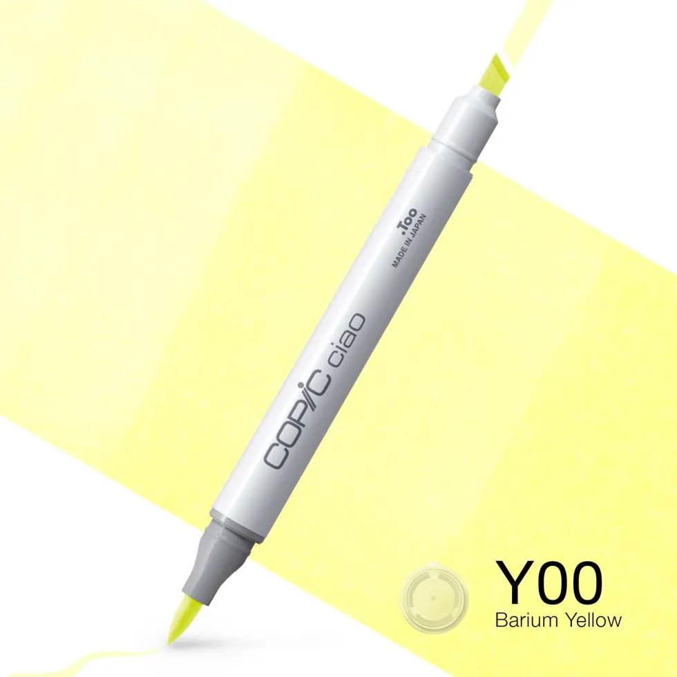 Marker dwustronny Copic Ciao - Y00 Barium Yellow
