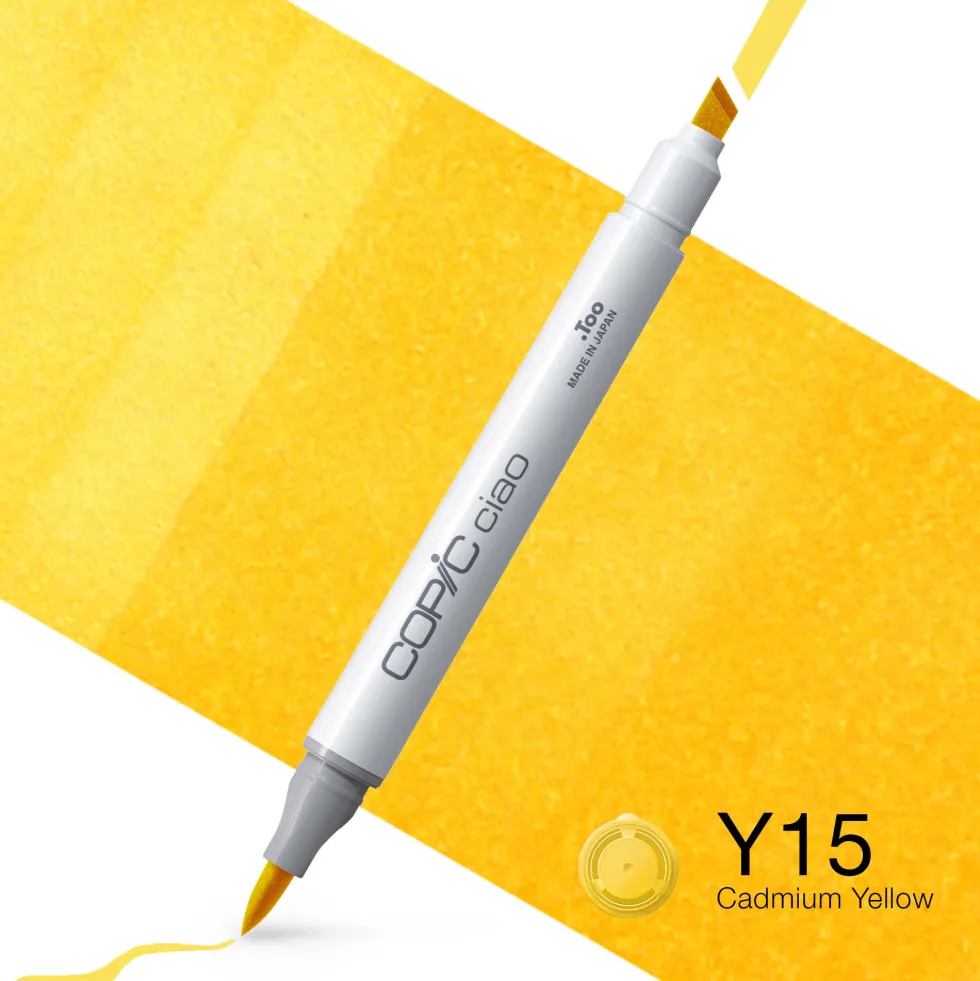 Marker dwustronny Copic Ciao - Y15 Cadmium Yellow