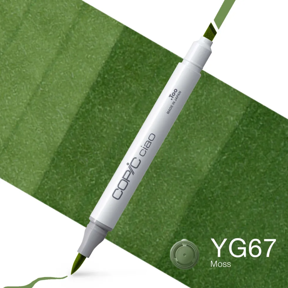 Marker dwustronny Copic Ciao - YG67 Moss