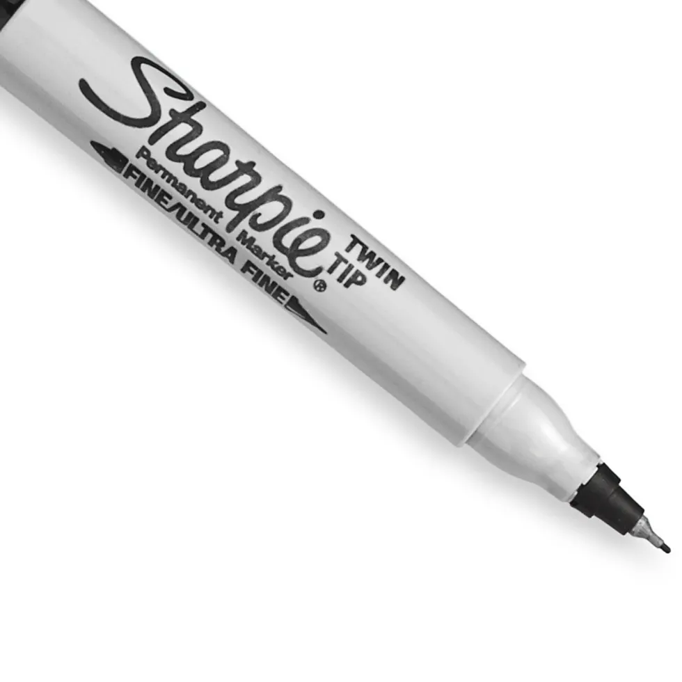 Marker dwustronny Twin Tip - Sharpie - czarny
