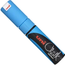 Marker kredowy do tablic PWE-8K - Uni - niebieski