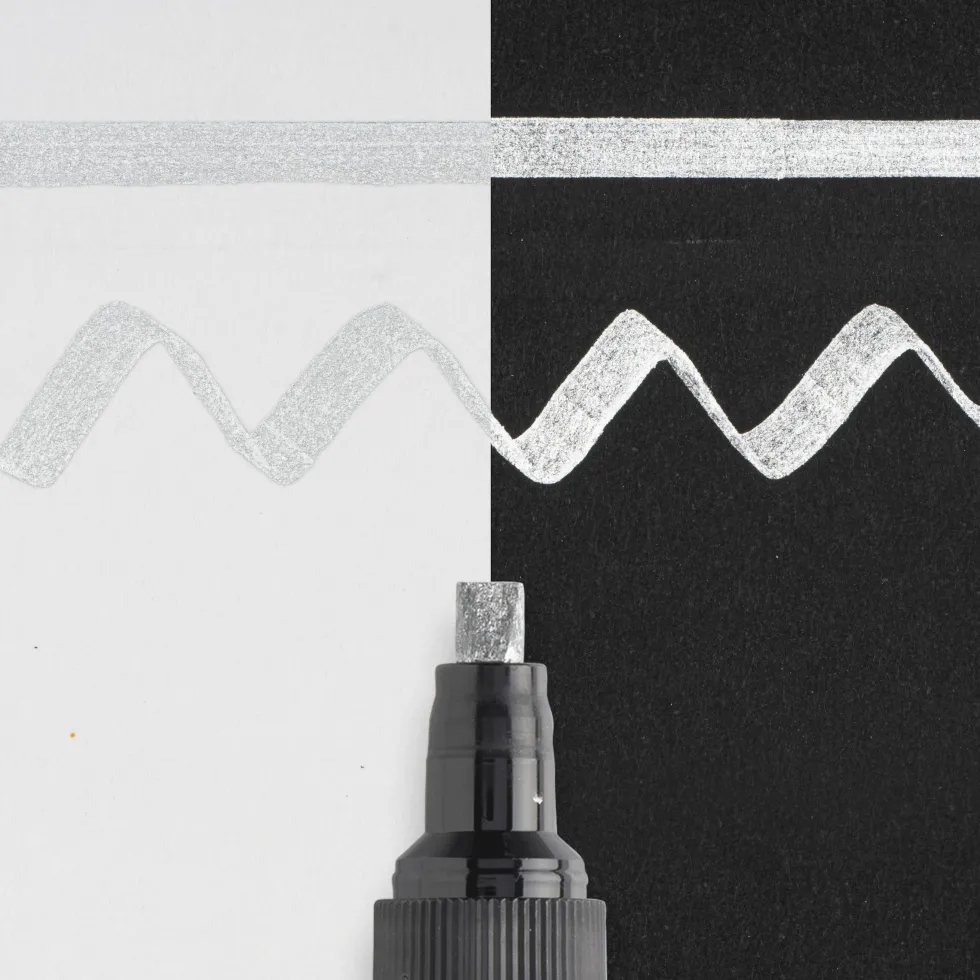Marker olejny Pen-Touch Calligrapher - Sakura - Silver, 5 mm