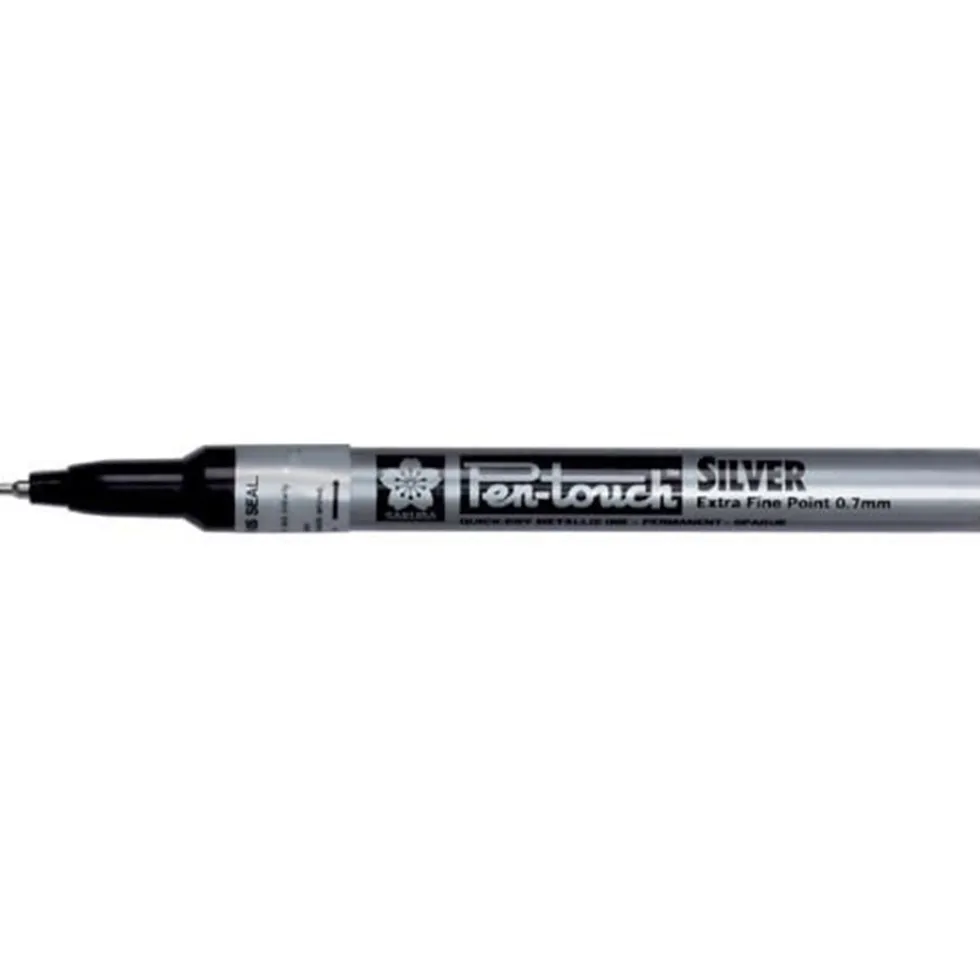 Marker olejny Pen-Touch - Sakura - Silver, 0,7 mm