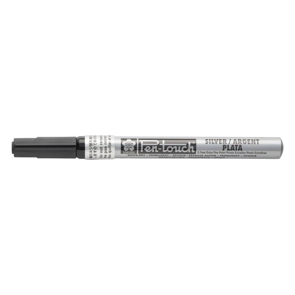 Marker olejny Pen-Touch - Sakura - Silver, 0,7 mm
