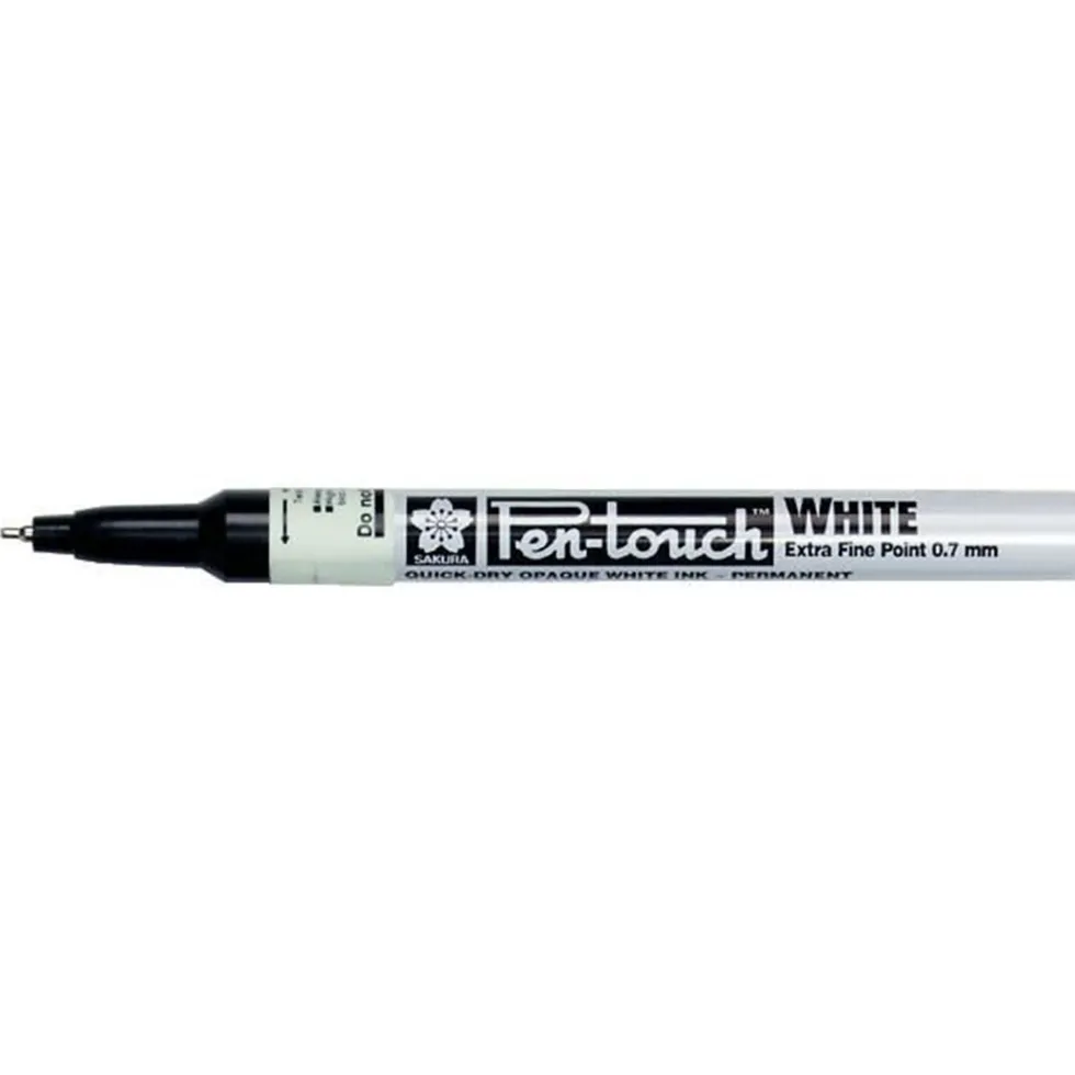 Marker olejny Pen-Touch - Sakura - White, 0,7 mm