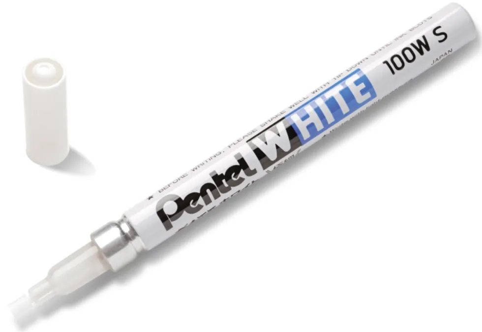 Marker olejowy 100WS - Pentel - biały, 1,97 mm