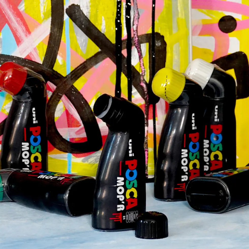 Marker Posca MOP'R PCM-22 - Uni - Black, 3-19 mm