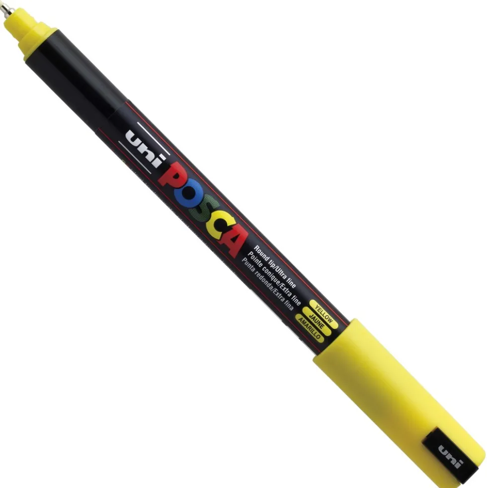 Marker Posca PC-1MR - Uni - żółty, yellow