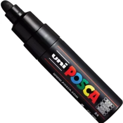 Marker Posca PC-7M - Uni - czarny, black