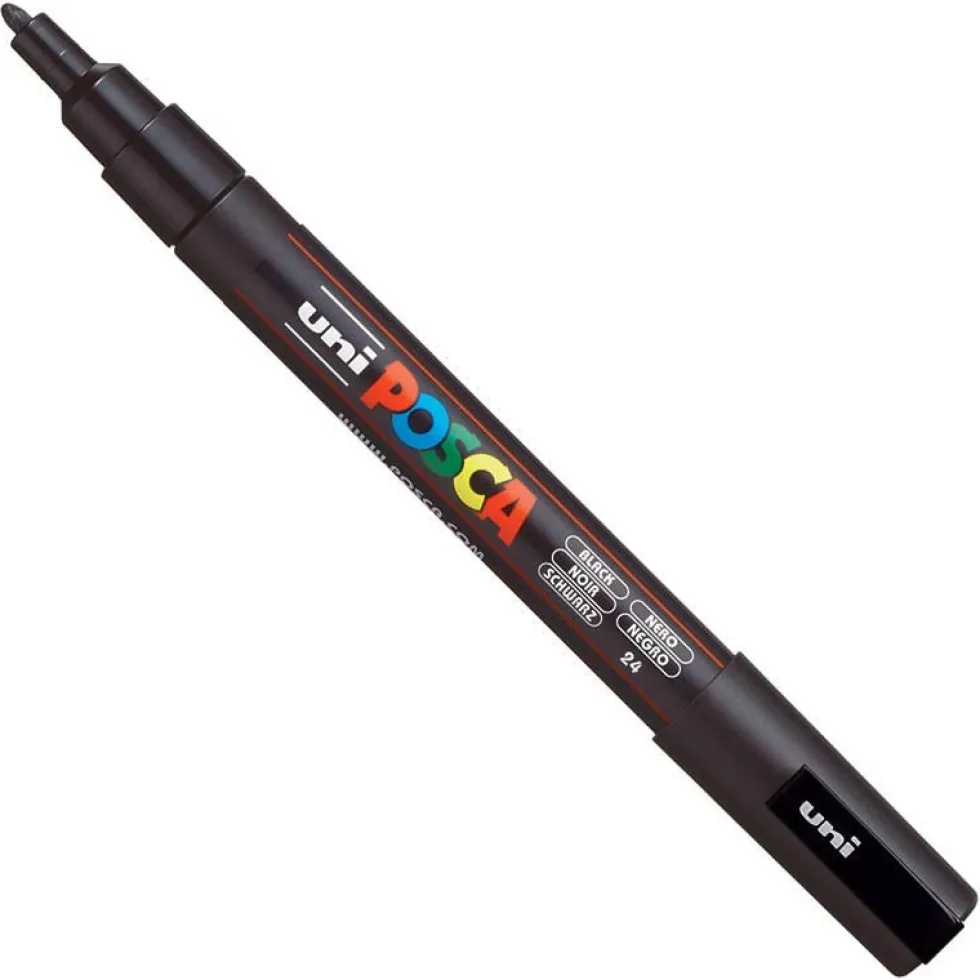 Marker Posca PC-3M - Uni - czarny, black
