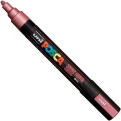 Marker Posca PC-5M - Uni - czerwony, metallic red