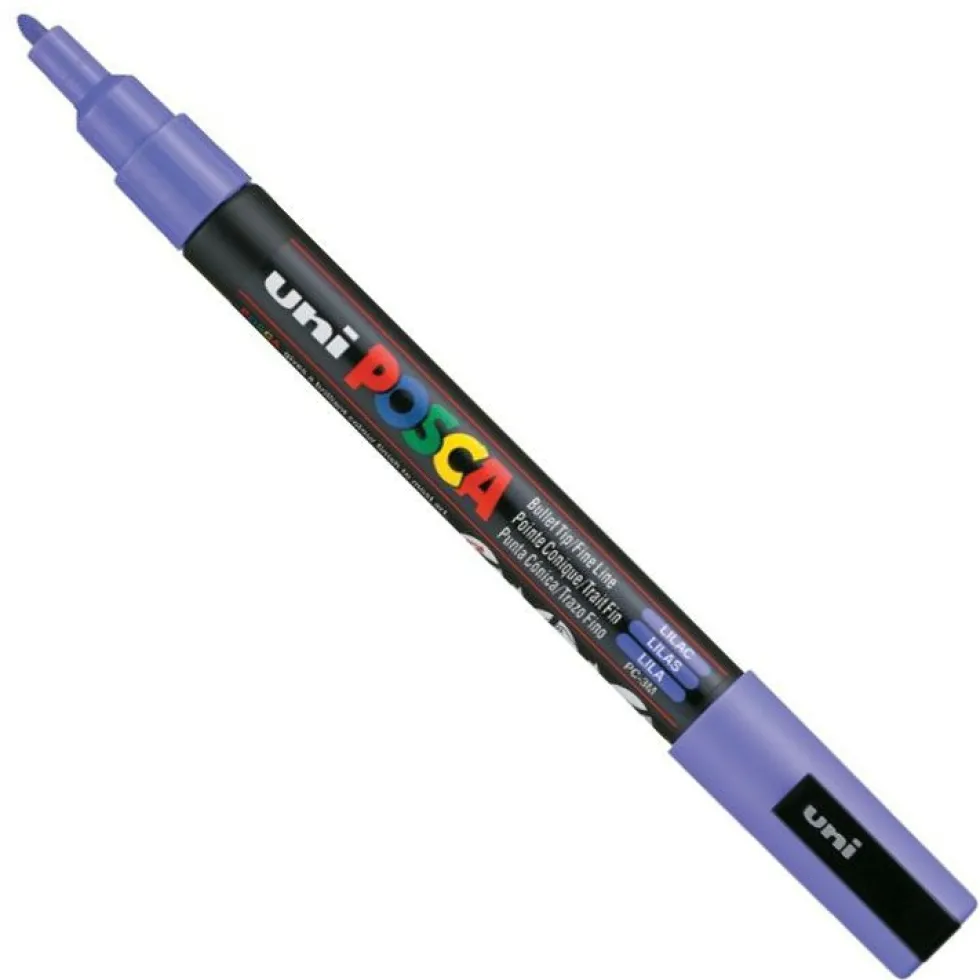 Marker Posca PC-3M - Uni - fioletowy, lilac