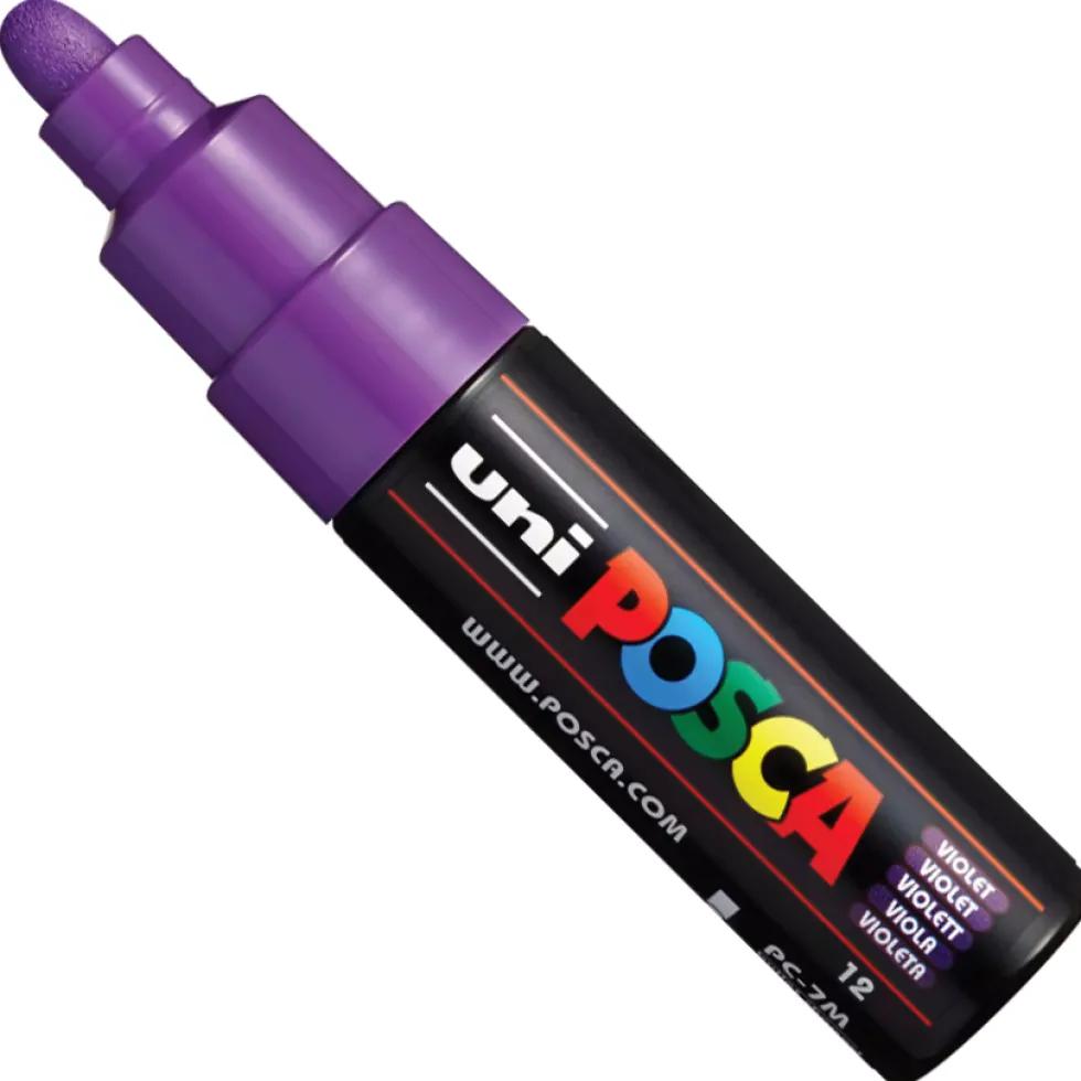 Marker Posca PC-7M - Uni - fioletowy, violet