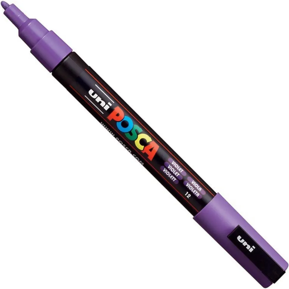 Marker Posca PC-3M - Uni - fioletowy, violet