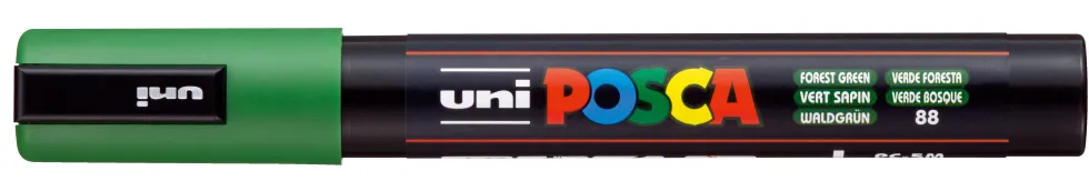 Marker Posca PC-5M - Uni - Forest Green