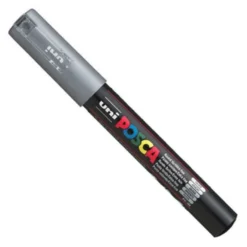 Marker Posca PC-1M - Uni - srebrny, silver