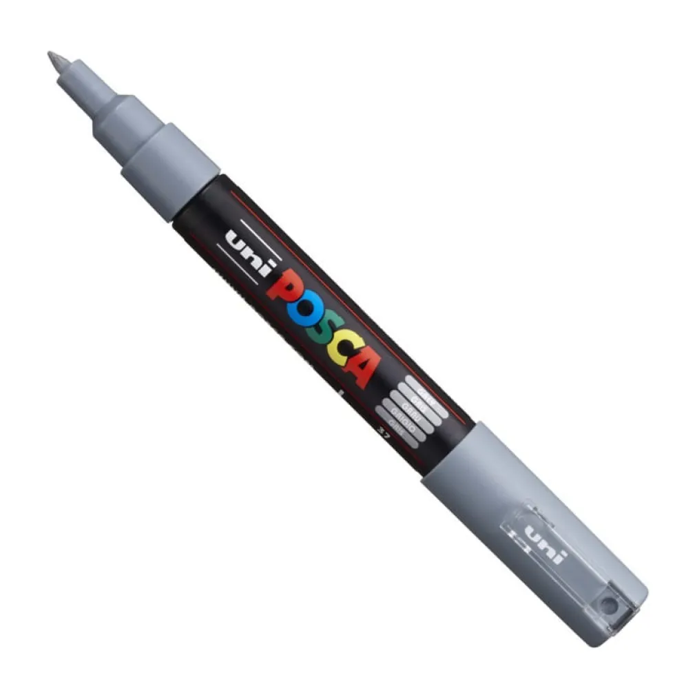 Marker Posca PC-1M - Uni - szary, grey