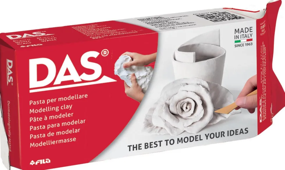 Masa modelarska - DAS - biała, 500 g