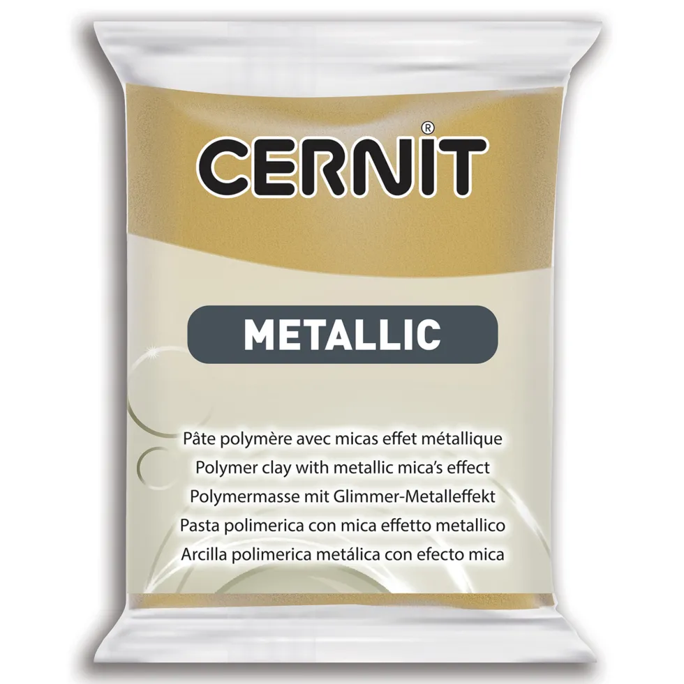 Masa termoutwardzalna Metallic - Cernit - 053, Rich Gold, 56 g