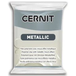 Masa termoutwardzalna Metallic - Cernit - 167, Steel, 56 g