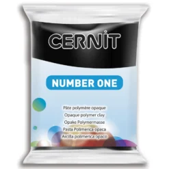 Masa termoutwardzalna Number One - Cernit - 100, Black, 56 g