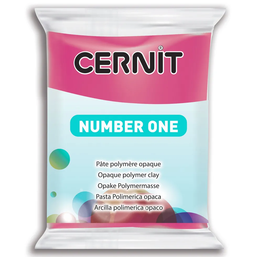 Masa termoutwardzalna Number One - Cernit - 420, Carmine Red, 56 g