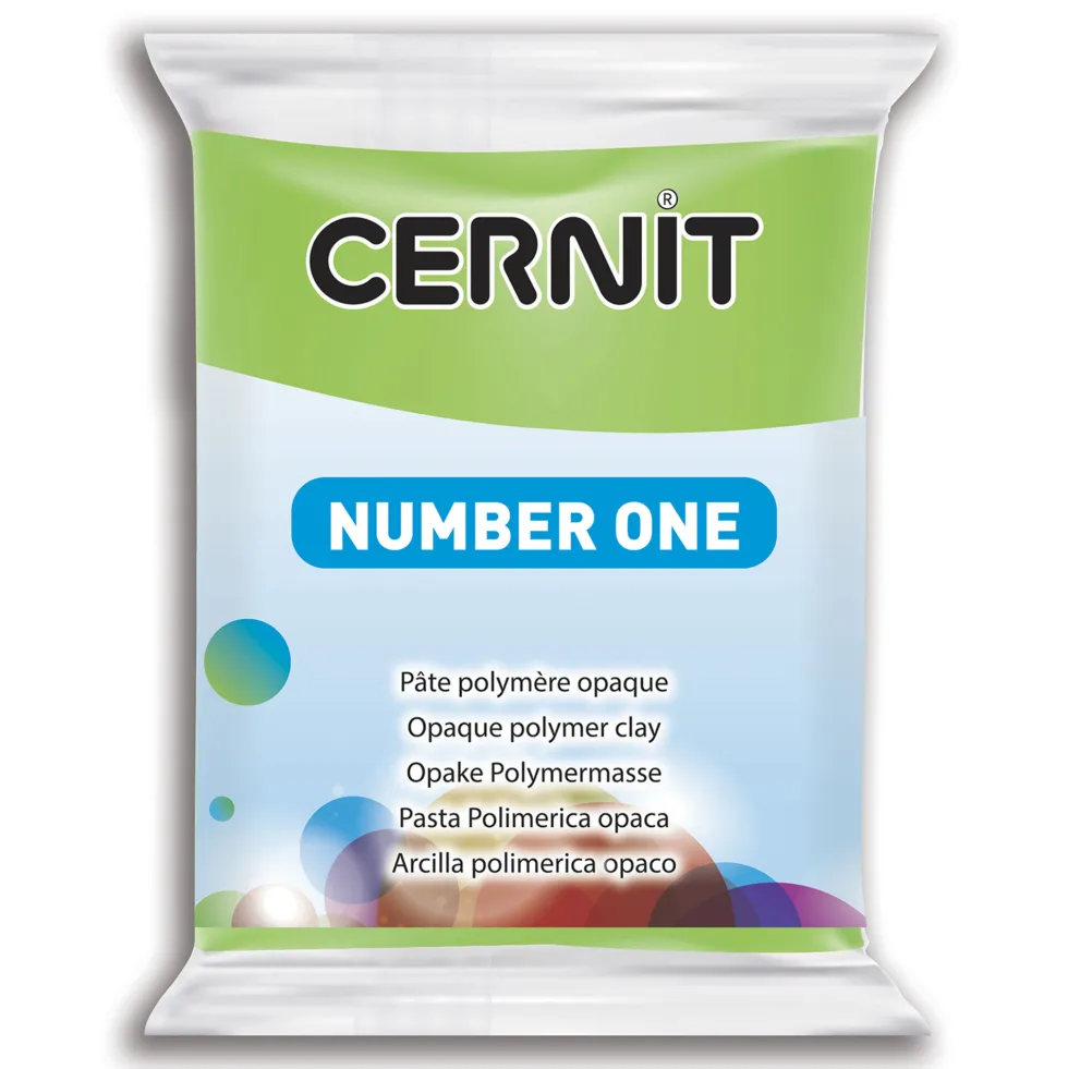 Masa termoutwardzalna Number One - Cernit - 611, Light Green, 56 g