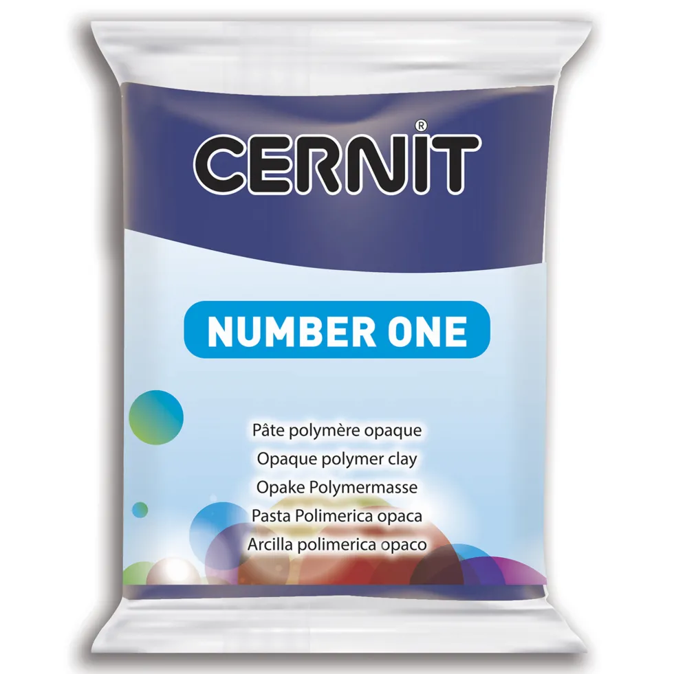 Masa termoutwardzalna Number One - Cernit - 246, Navy Blue, 56 g