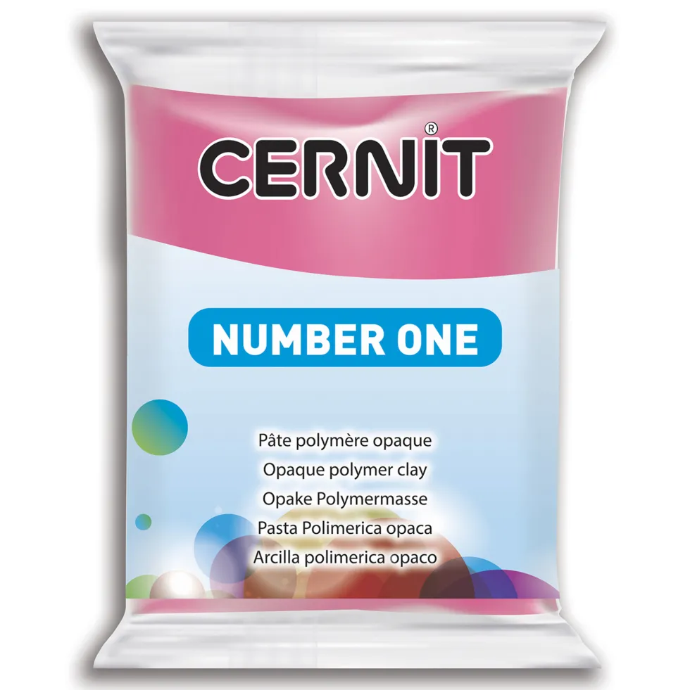 Masa termoutwardzalna Number One - Cernit - 481, Raspberry, 56 g