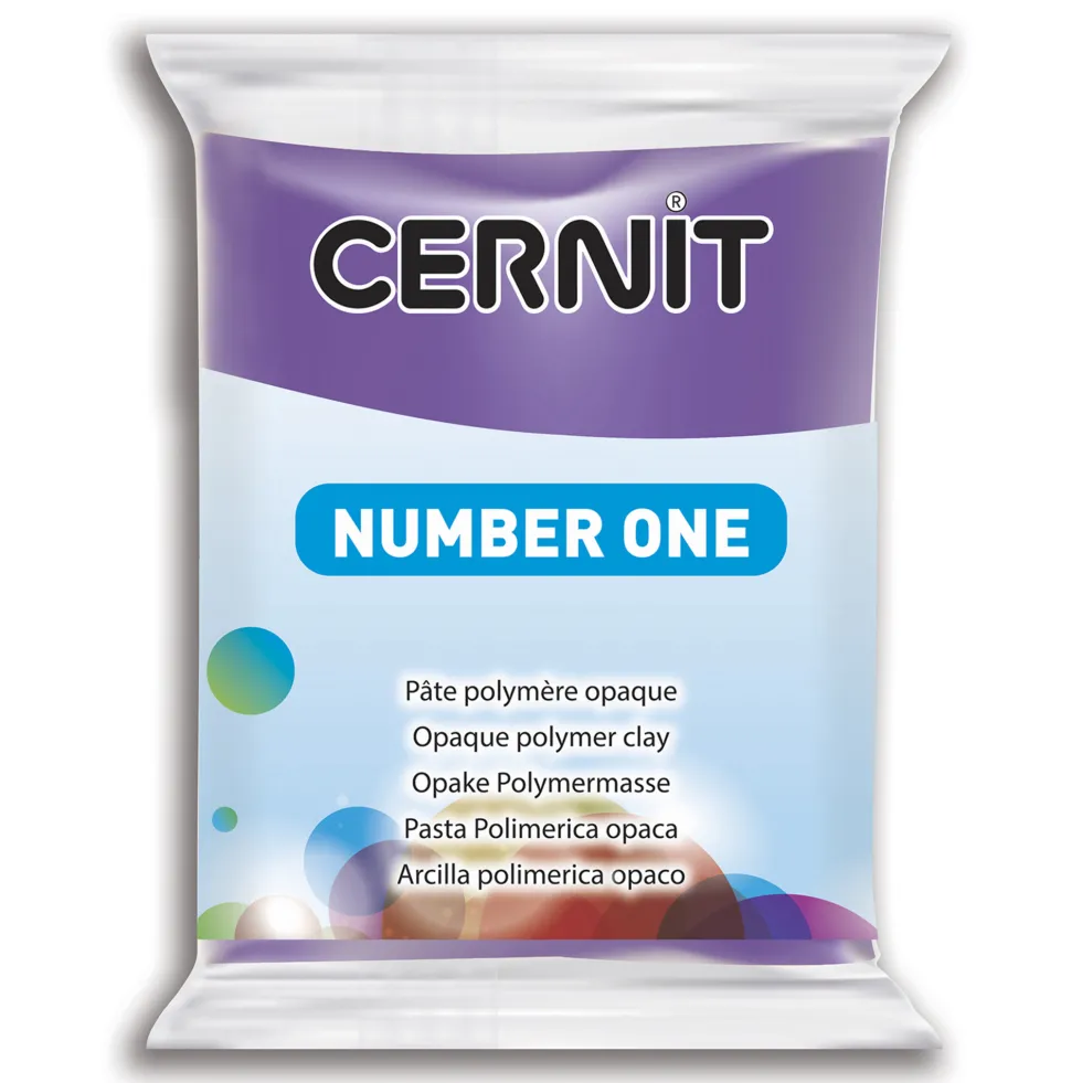 Masa termoutwardzalna Number One - Cernit - 900, Violet, 56 g