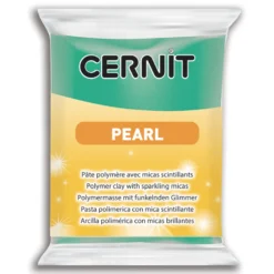 Masa termoutwardzalna Pearl - Cernit - 600, Green, 56 g