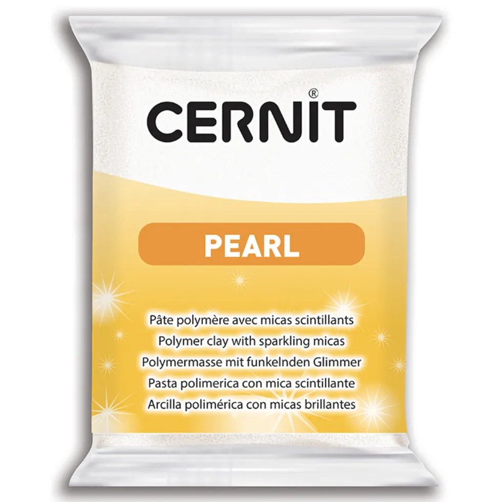 Masa termoutwardzalna Pearl - Cernit - 085, White, 56 g