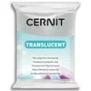Masa termoutwardzalna Translucent - Cernit - 080, Glitter Silver, 56 g