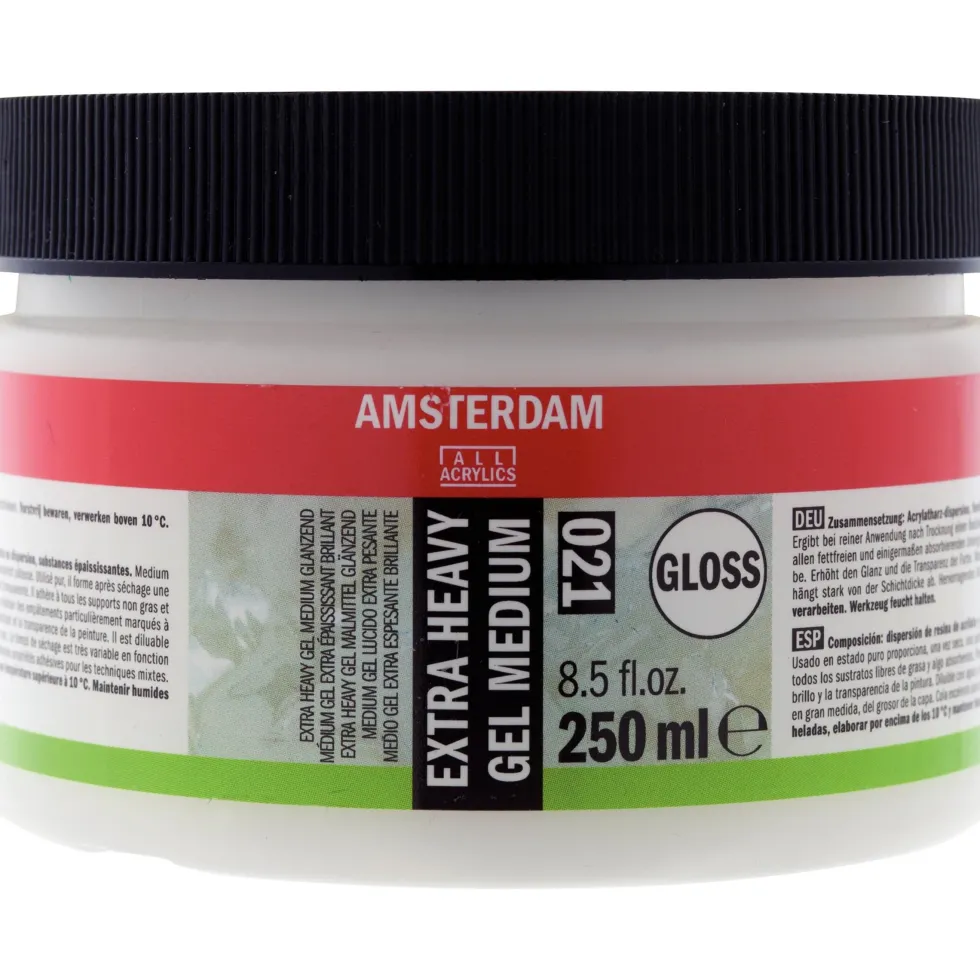 Medium do akryli w żelu - Amsterdam - błyszczące, bardzo gęste, 250 ml