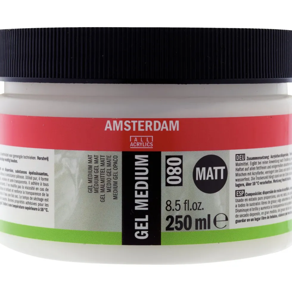 Medium do akryli w żelu - Amsterdam - matowe, 250 ml