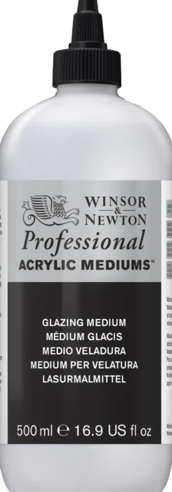 Medium do farb akrylowych Glazing - Winsor & Newton - 500 ml