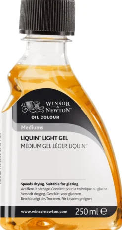Medium do farb olejnych Liquin Light Gel - Winsor & Newton - 250 ml