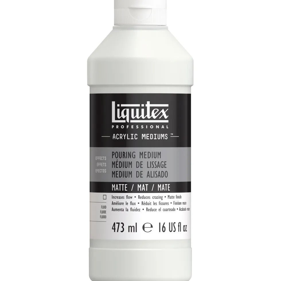 Medium do pouringu - Liquitex - matowe, 473 ml