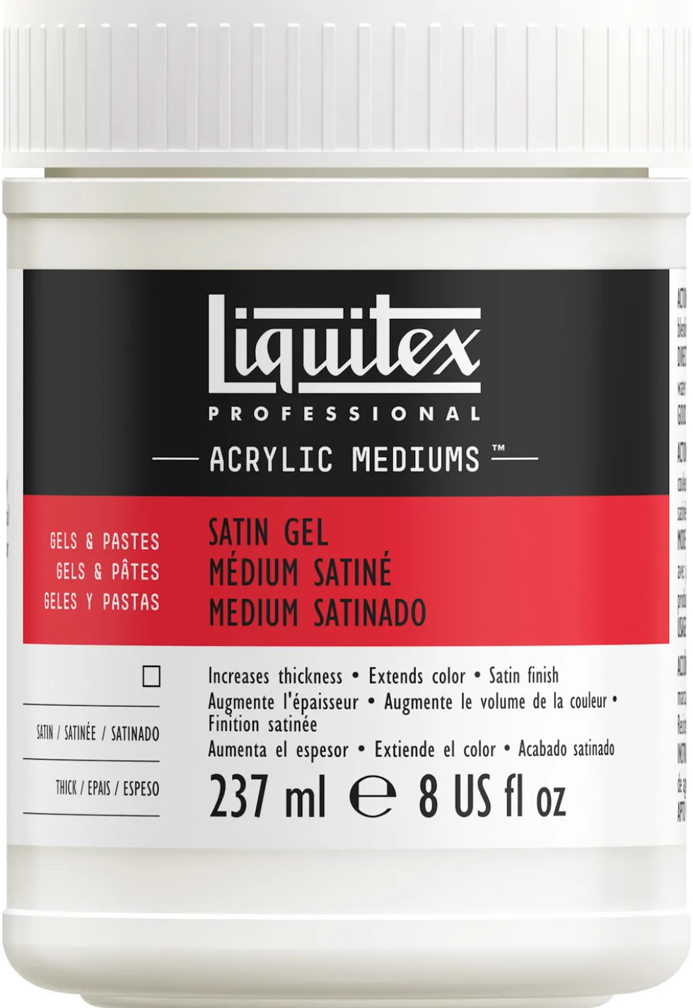 Medium żelowe do farb akrylowych - Liquitex - satynowe 237 ml